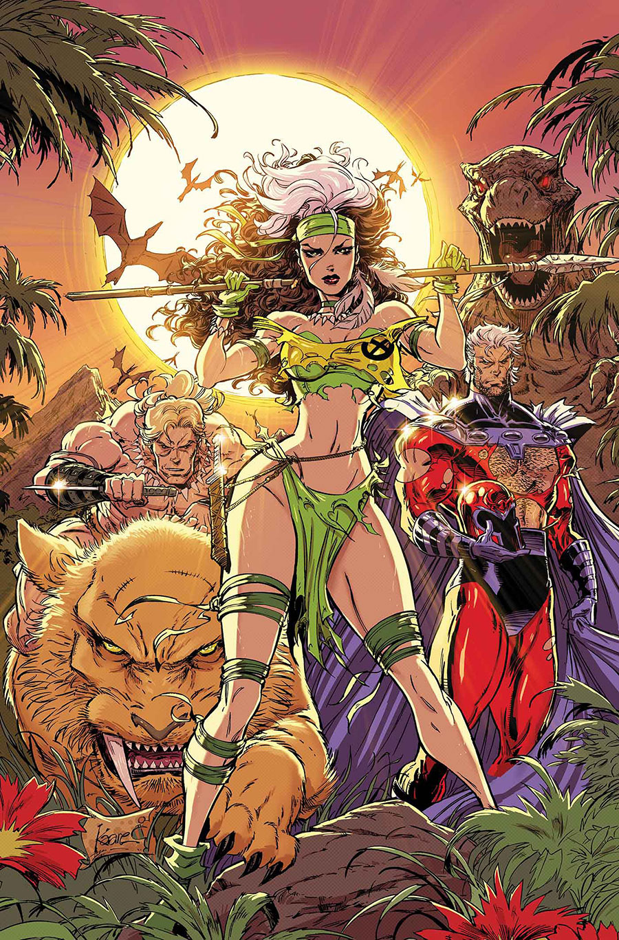 Rogue The Savage Land #1 Cover M 2nd Ptg Incentive Kaare Andrews Virgin Variant Cover