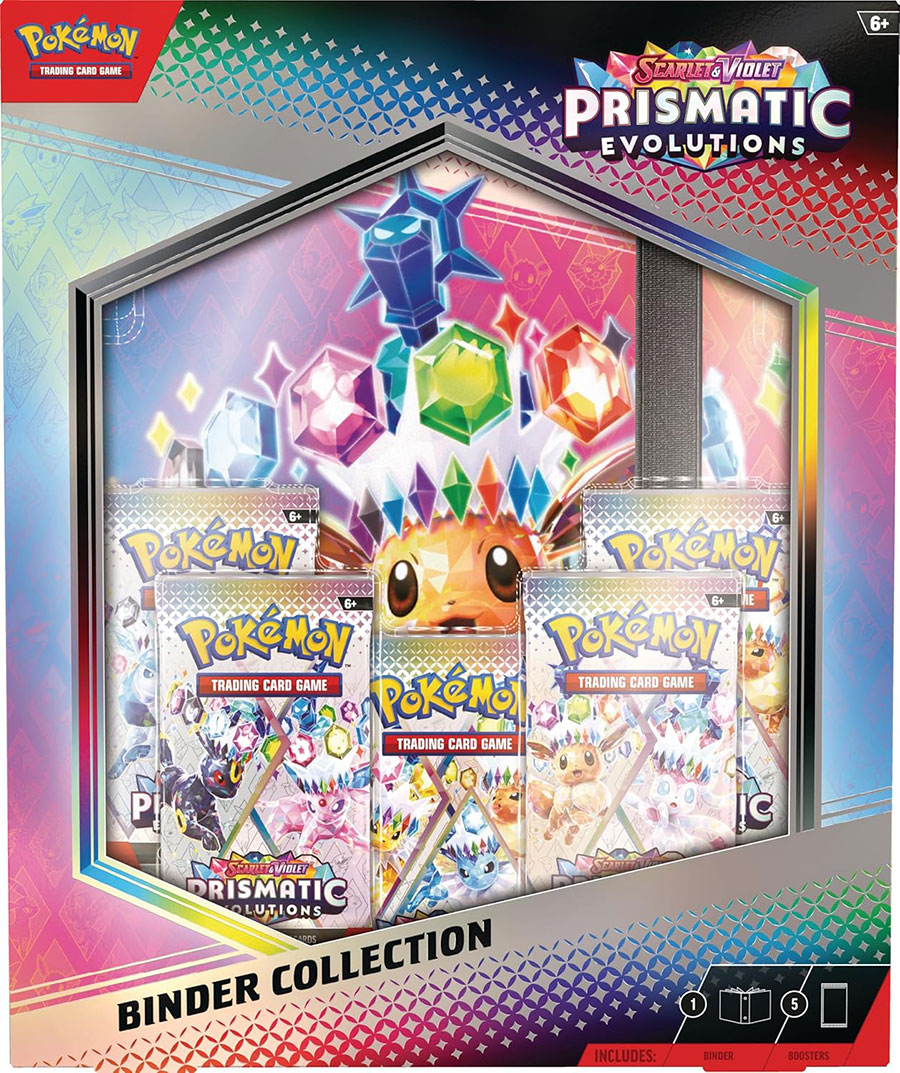 Pokemon Scarlet and Violet 8.5 Prismatic Evolutions Binder Collection