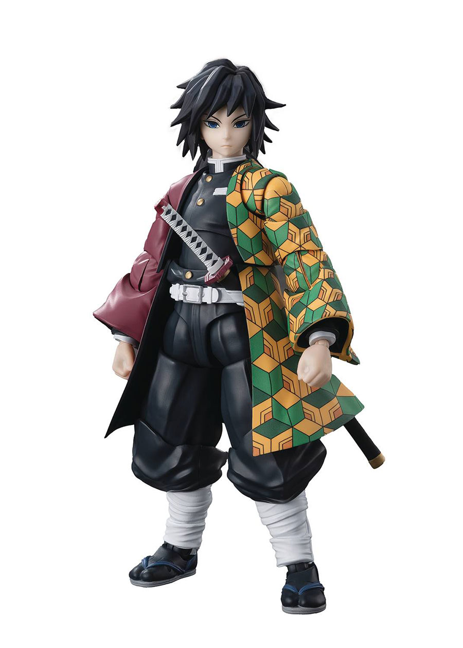 Demon Slayer Kimetsu No Yaiba S. H.Figuarts - Giyu Tomioka Action Figure