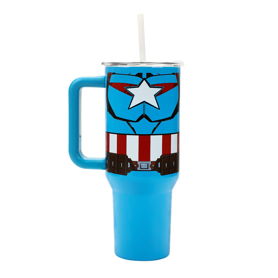 Marvel Captain America 40-Ounce Stainless Steel Tumbler