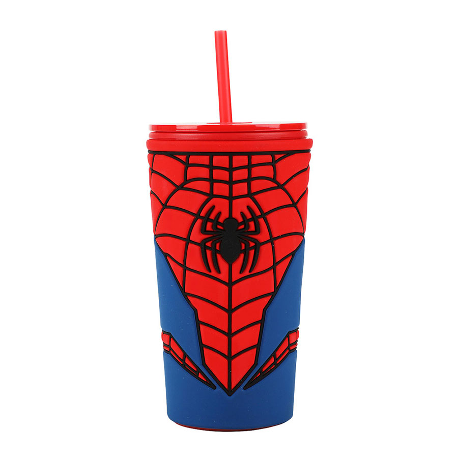 Marvel Spider-Man Silicon Sleeve 20-Ounce Travel Cup