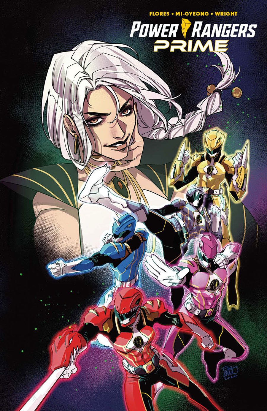 Power Rangers Prime #6 Cover H Variant Erica D Urso Reveal Cover