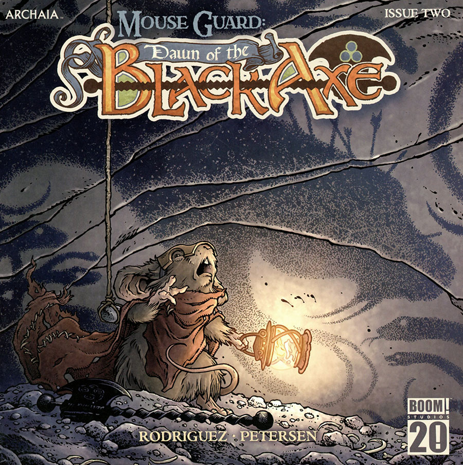 Mouse Guard Dawn Of The Black Axe #2 Cover B Variant David Petersen Cover