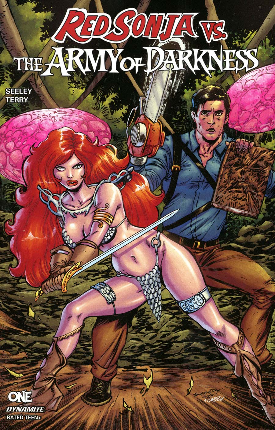 Red Sonja vs The Army Of Darkness #1 Cover B Variant Tim Seeley Cover