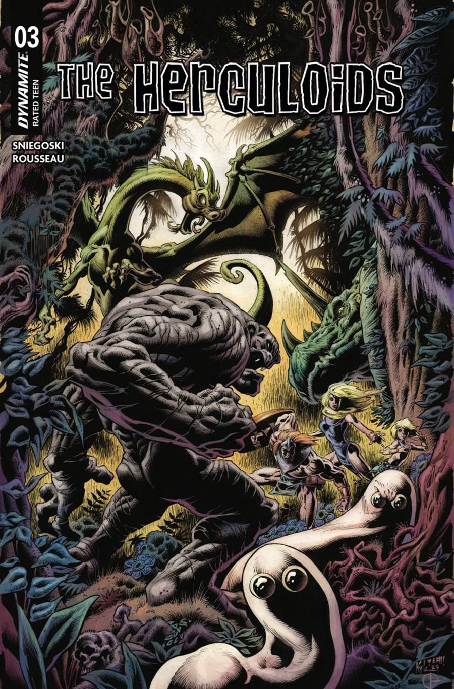 Herculoids #3 Cover D Variant Kyle Hotz Cover