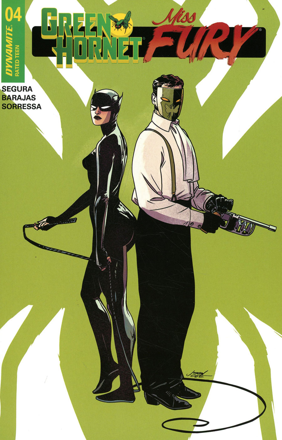 Green Hornet Miss Fury #4 Cover C Variant Jonathan Case Cover