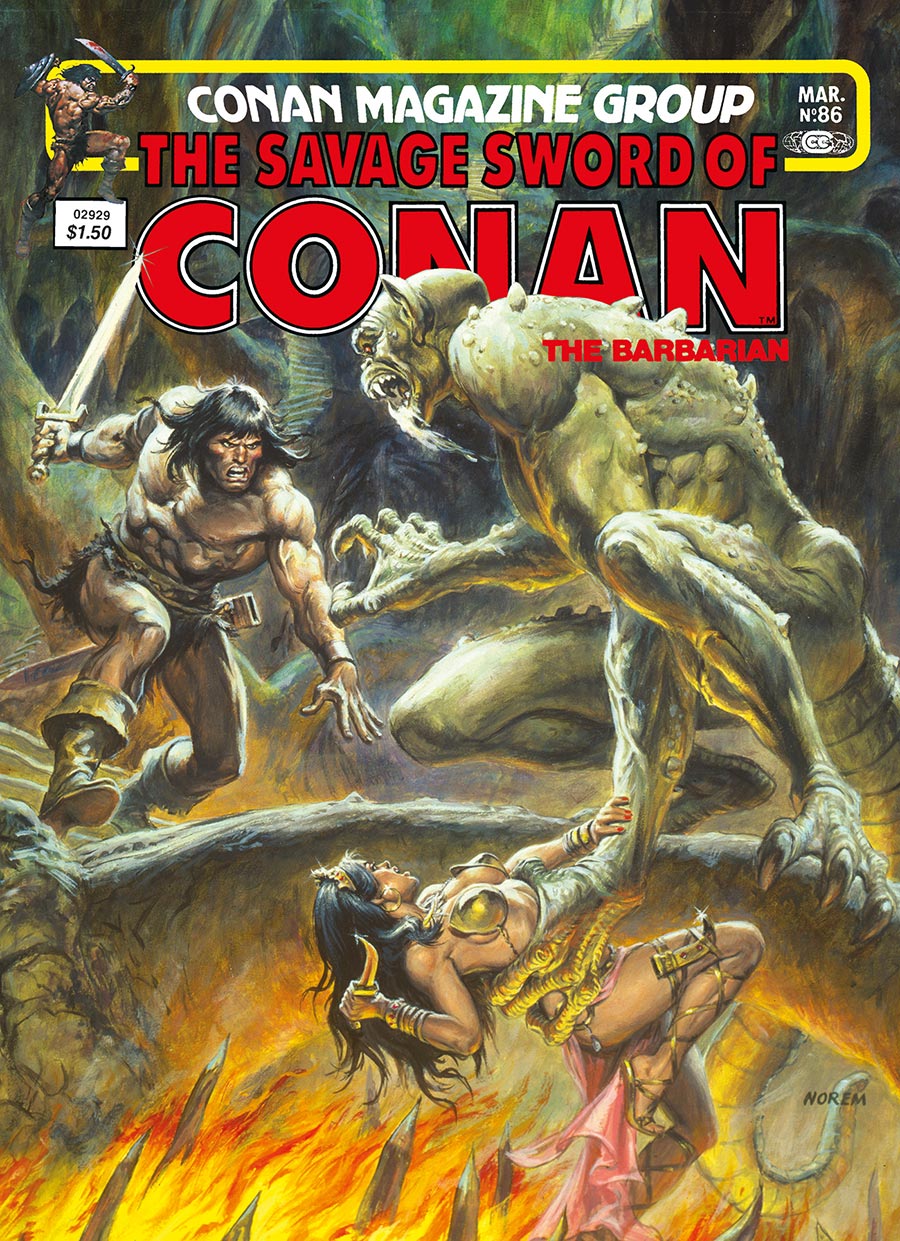Savage Sword Of Conan The Original Comics Omnibus Vol 6 HC Book Market Earl Norem Cover