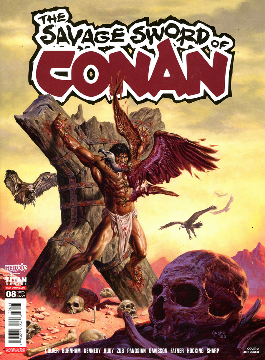 Savage Sword Of Conan Vol 2 #8 Cover A Regular Joe Jusko Cover