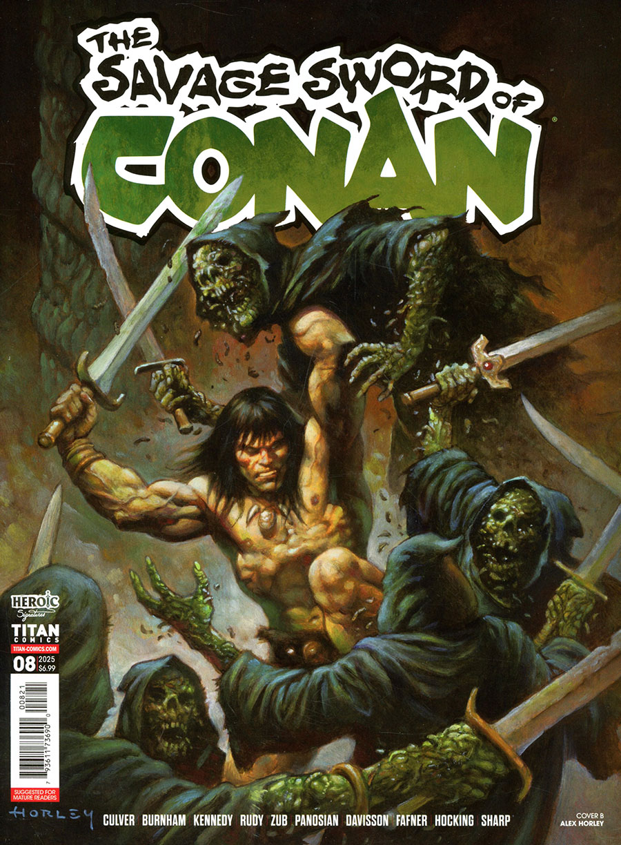Savage Sword Of Conan Vol 2 #8 Cover B Variant Alex Horley Cover