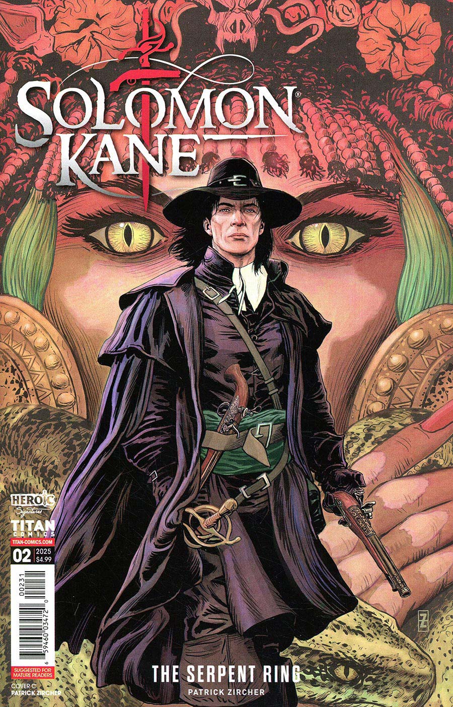 Solomon Kane The Serpent Ring #2 Cover C Variant Patrick Zircher Cover
