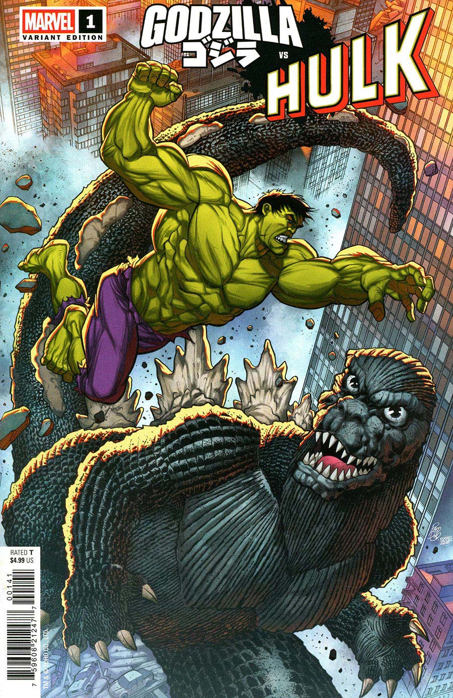 Godzilla vs Hulk #1 (One Shot) Cover F Variant Paco Diaz Cover