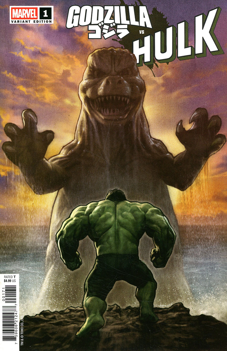 Godzilla vs Hulk #1 (One Shot) Cover G Variant Stonehouse Cover