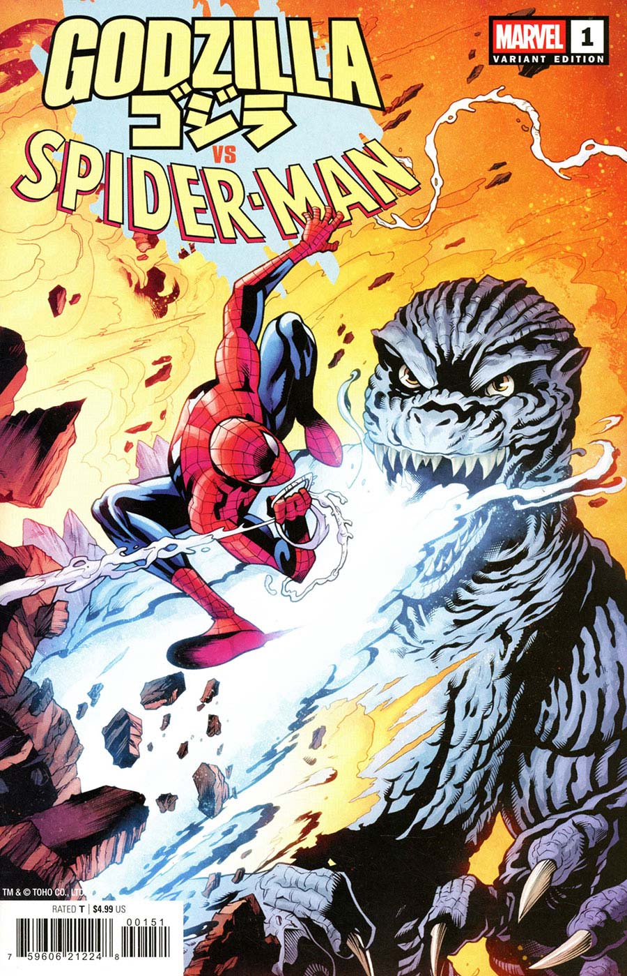 Godzilla vs Spider-Man #1 (One Shot) Cover F Variant Chris Campana Cover