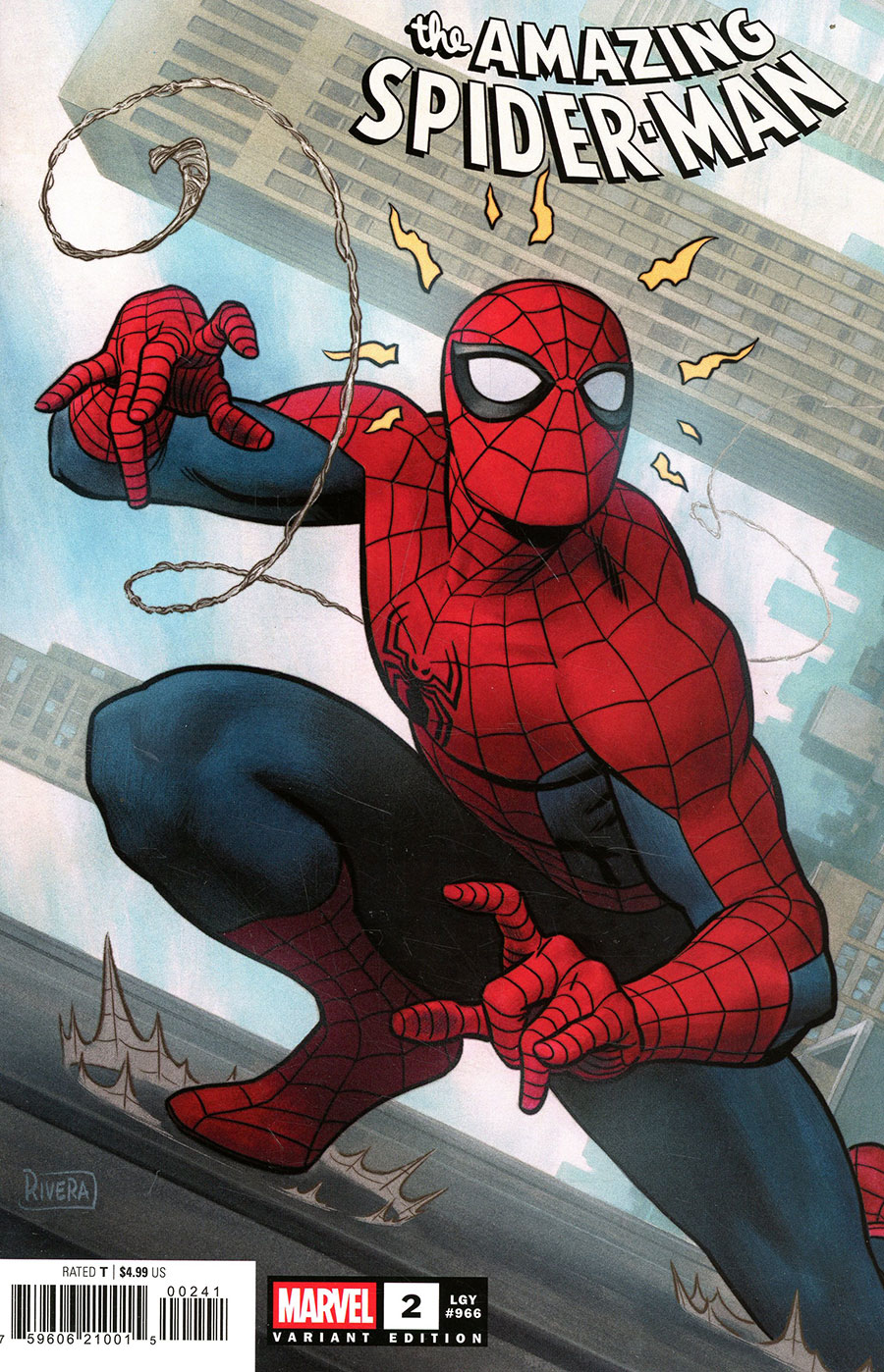 Amazing Spider-Man Vol 7 #2 Cover D Variant Paolo Rivera Cover