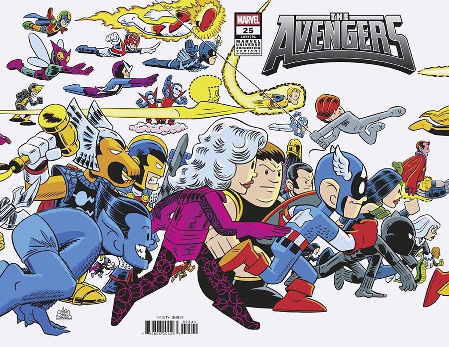 Avengers Vol 8 #25 Cover B Variant Chris Giarrusso Marvel Universe Connecting Wraparound B Cover (One World Under Doom Tie-In)