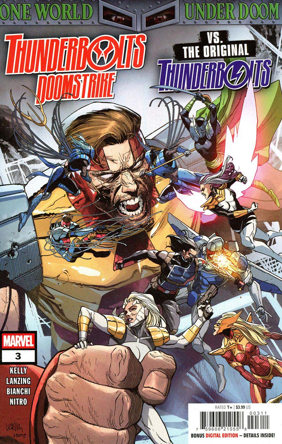 Thunderbolts Doomstrike #3 Cover A Regular Leinil Francis Yu Cover (One World Under Doom Tie-In)