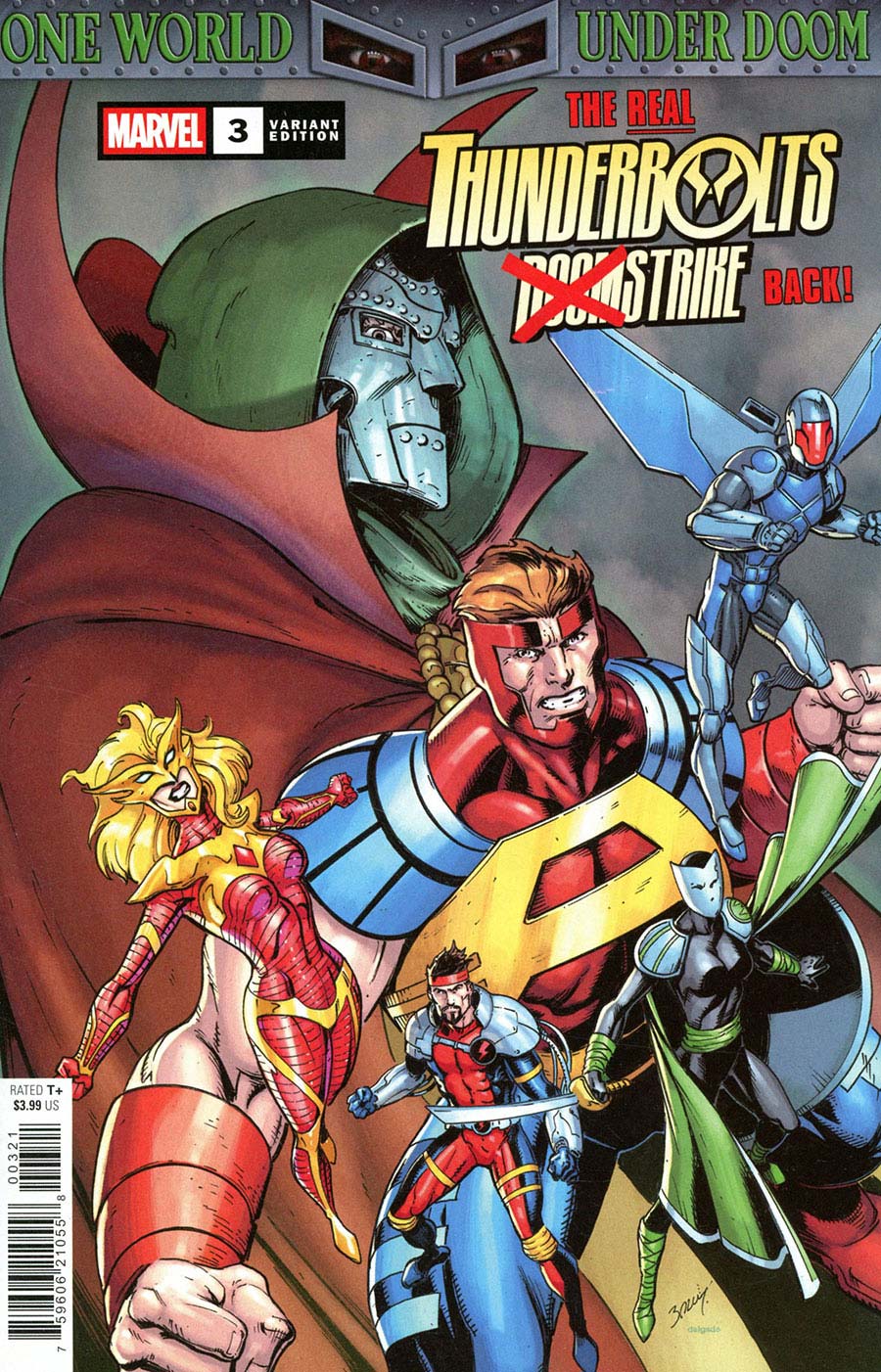 Thunderbolts Doomstrike #3 Cover B Variant Mark Bagley Cover (One World Under Doom Tie-In)