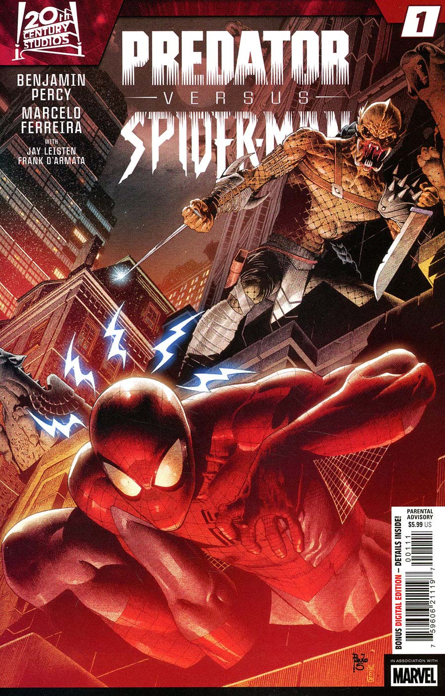 Predator vs Spider-Man #1 Cover A Regular Paolo Siqueira Cover (Limit 1 Per Customer)