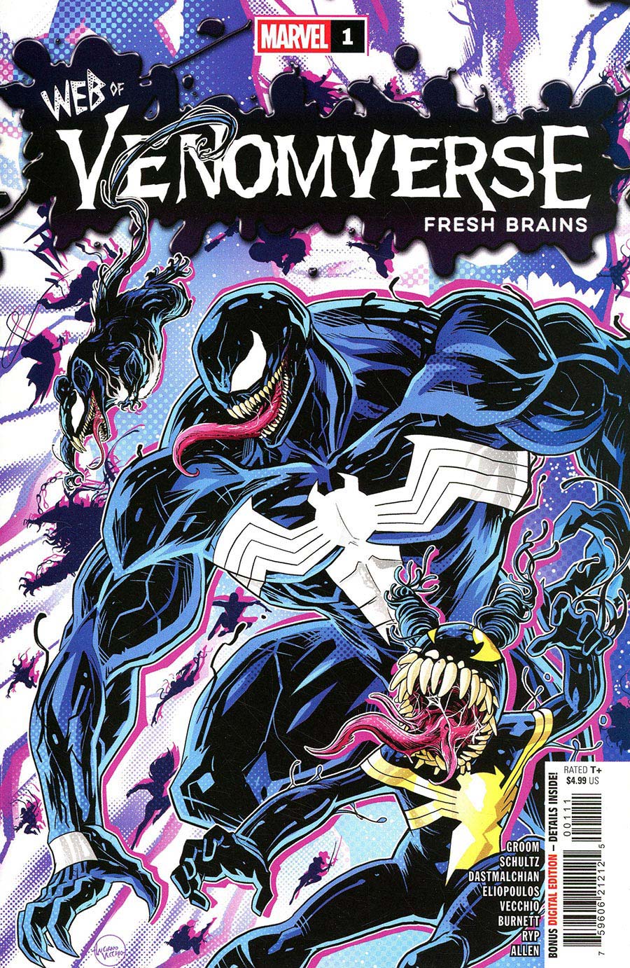 Web Of Venomverse Fresh Brains #1 (One Shot) Cover A Regular Luciano Vecchio Cover
