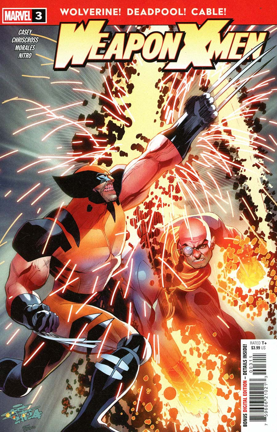 Weapon X-Men Vol 2 #3 Cover A Regular ChrisCross Cover (Limit 1 Per Customer)