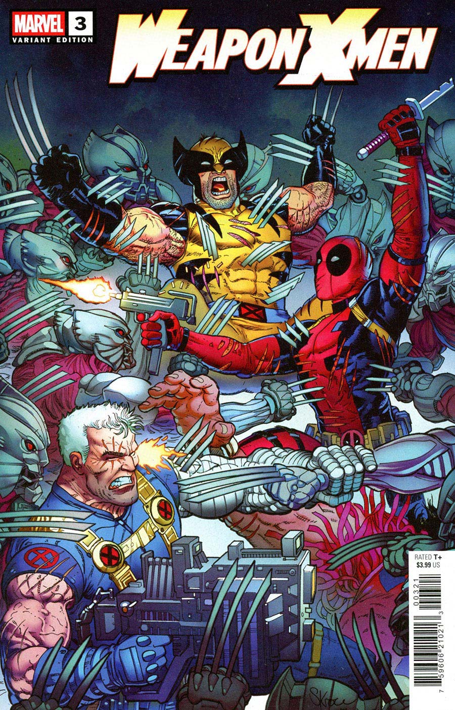 Weapon X-Men Vol 2 #3 Cover B Variant Steve Skroce Cover (Limit 1 Per Customer)