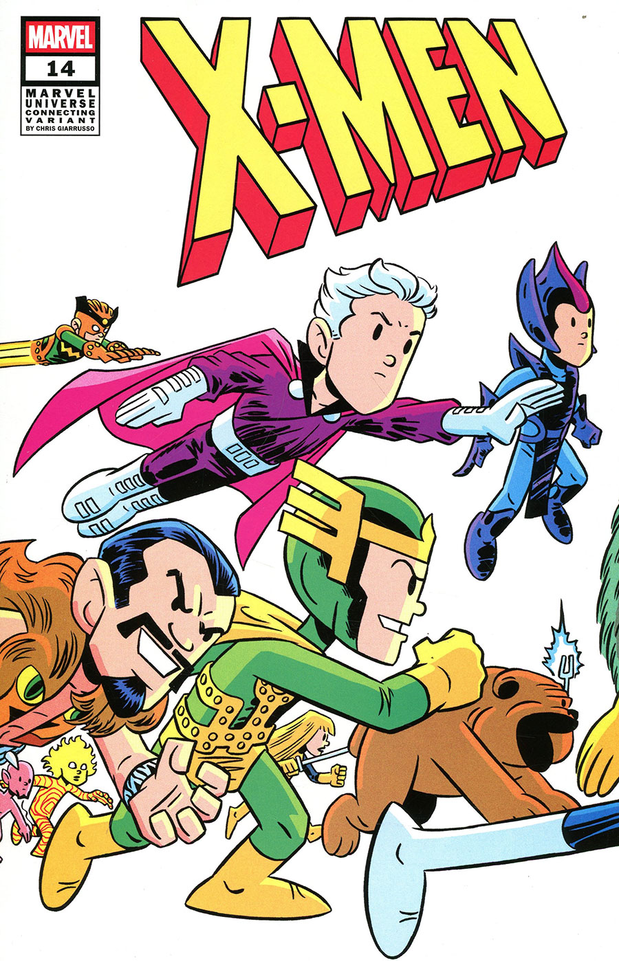 X-Men Vol 7 #14 Cover B Variant Chris Giarrusso Marvel Universe Connecting Wraparound G Cover