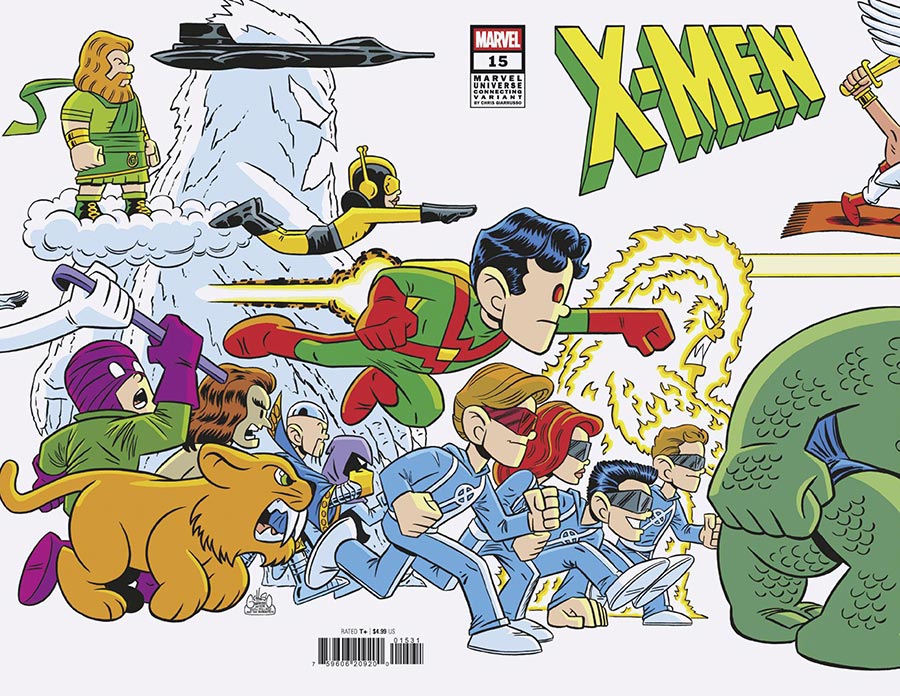 X-Men Vol 7 #15 Cover B Variant Chris Giarrusso Marvel Universe Connecting Wraparound O Cover
