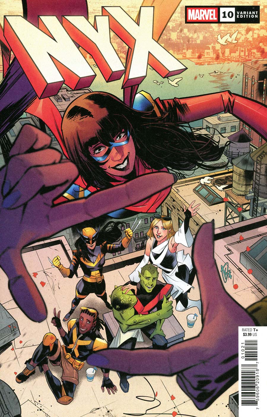 NYX Vol 2 #10 Cover B Variant Federica Mancin Cover