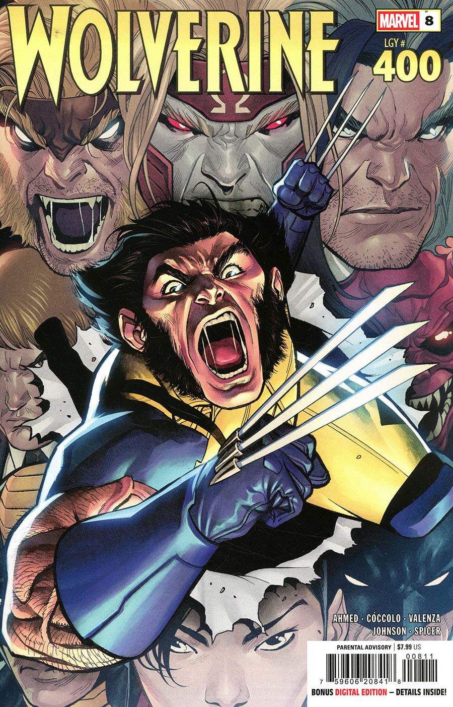 Wolverine Vol 8 #8 Cover A Regular Martin Coccolo Cover (#400)