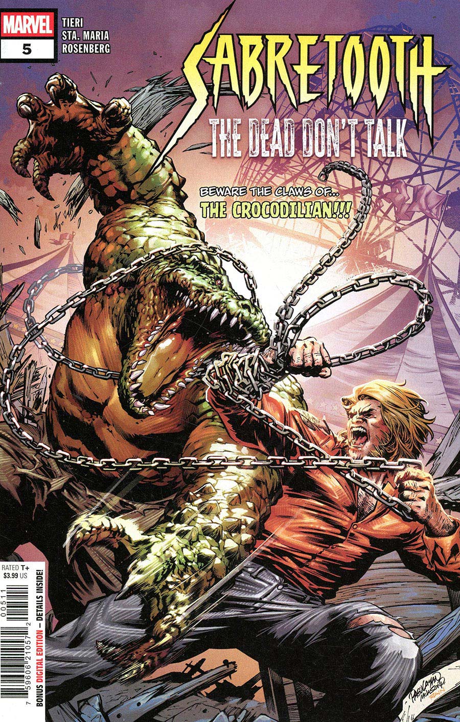 Sabretooth The Dead Dont Talk #5 Cover A Regular Carlo Pagulayan Cover