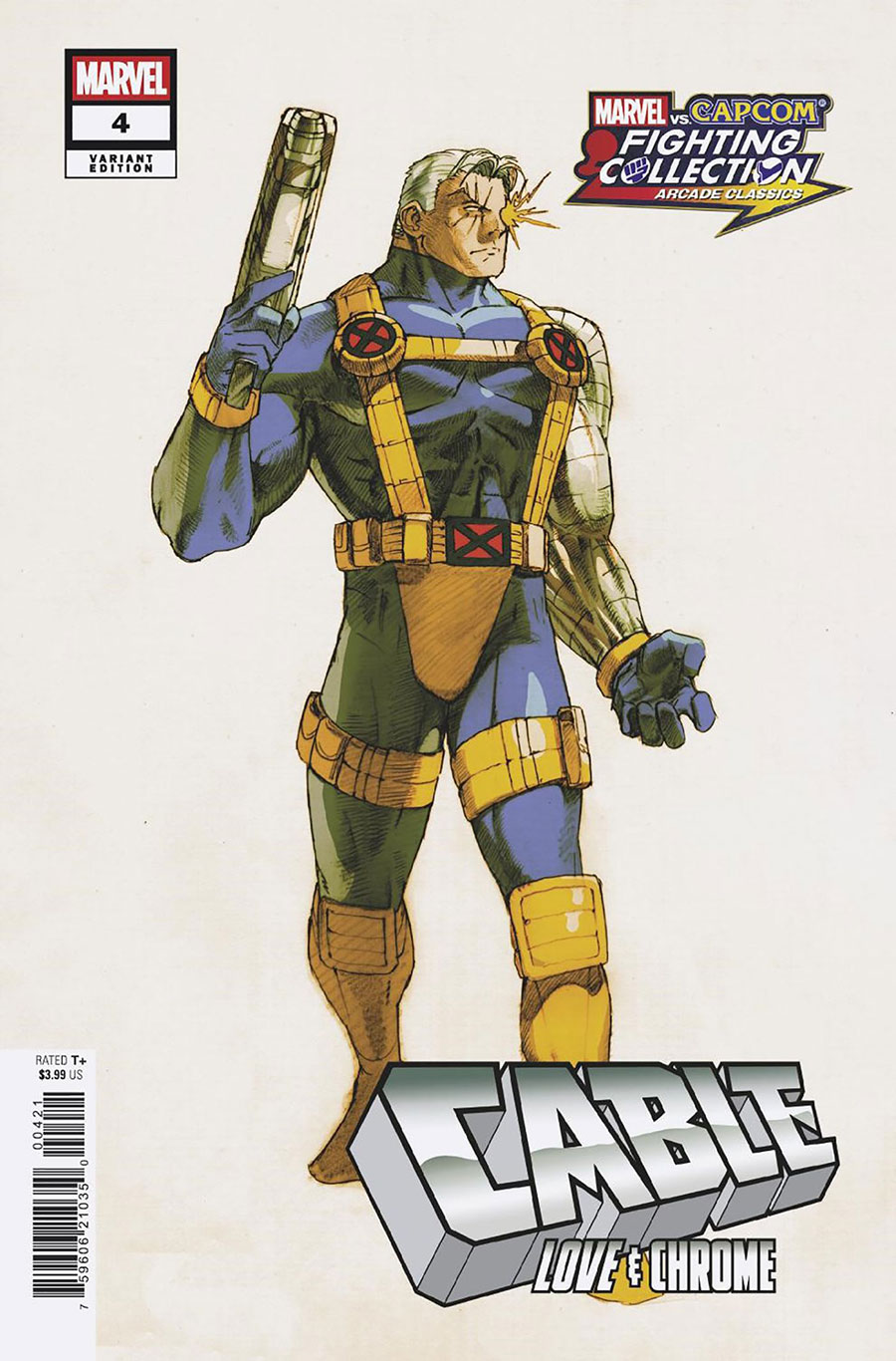 Cable Love And Chrome #4 Cover B Variant Bengus Marvel vs Capcom Cover