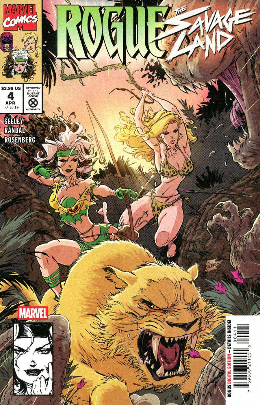 Rogue The Savage Land #4 Cover A Regular Kaare Andrews Cover