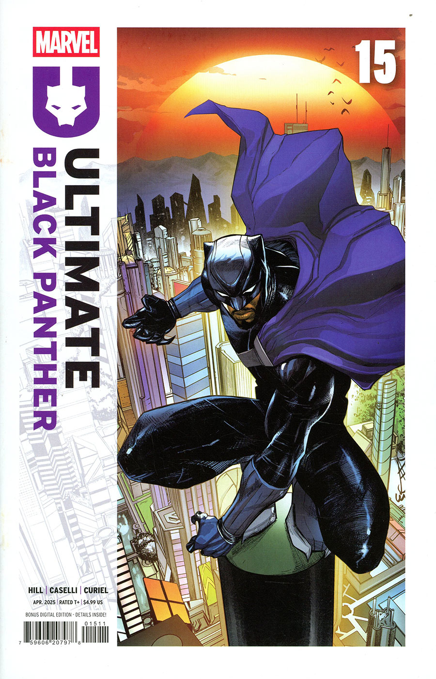 Ultimate Black Panther #15 Cover A Regular Stefano Caselli Cover