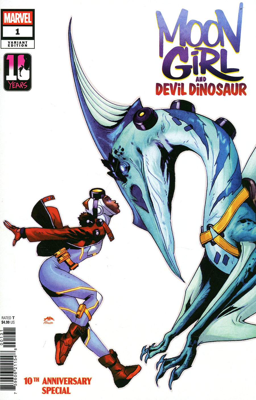 Moon Girl And Devil Dinosaur 10th Anniversary Special #1 (One Shot) Cover D Variant Anand Ramcheron Cover