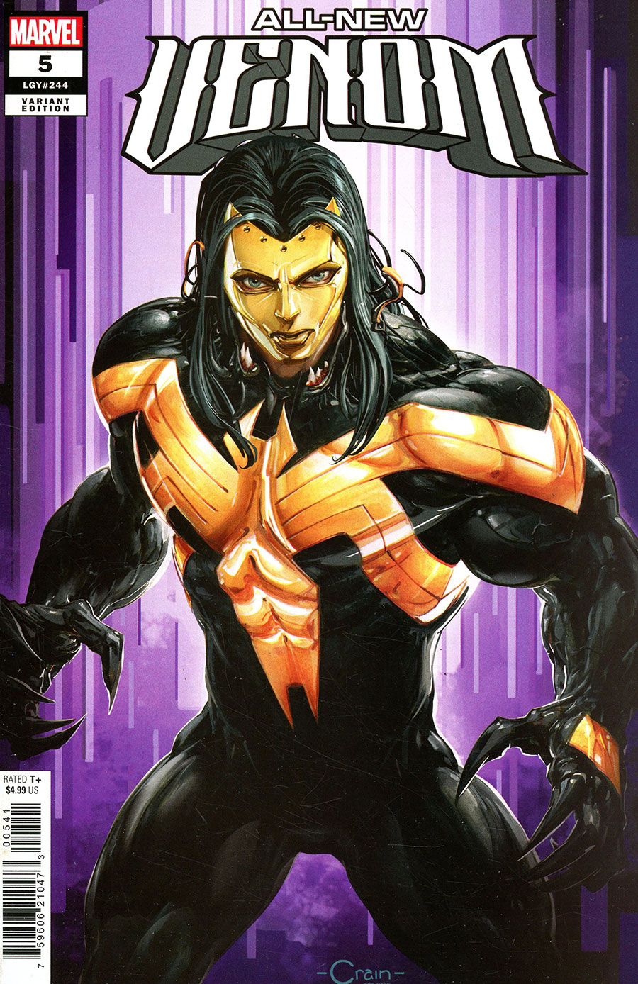 All-New Venom #5 Cover D Variant Clayton Crain Suspect A Madame Masque Cover