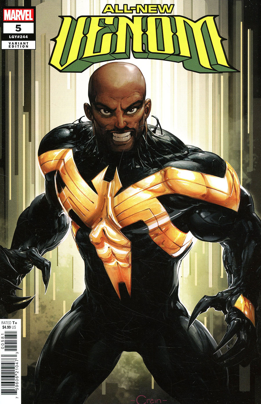 All-New Venom #5 Cover G Variant Clayton Crain Suspect D Luke Cage Cover