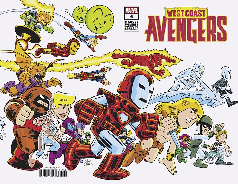 West Coast Avengers Vol 4 #6 Cover B Variant Chris Giarrusso Marvel Universe Connecting F Cover