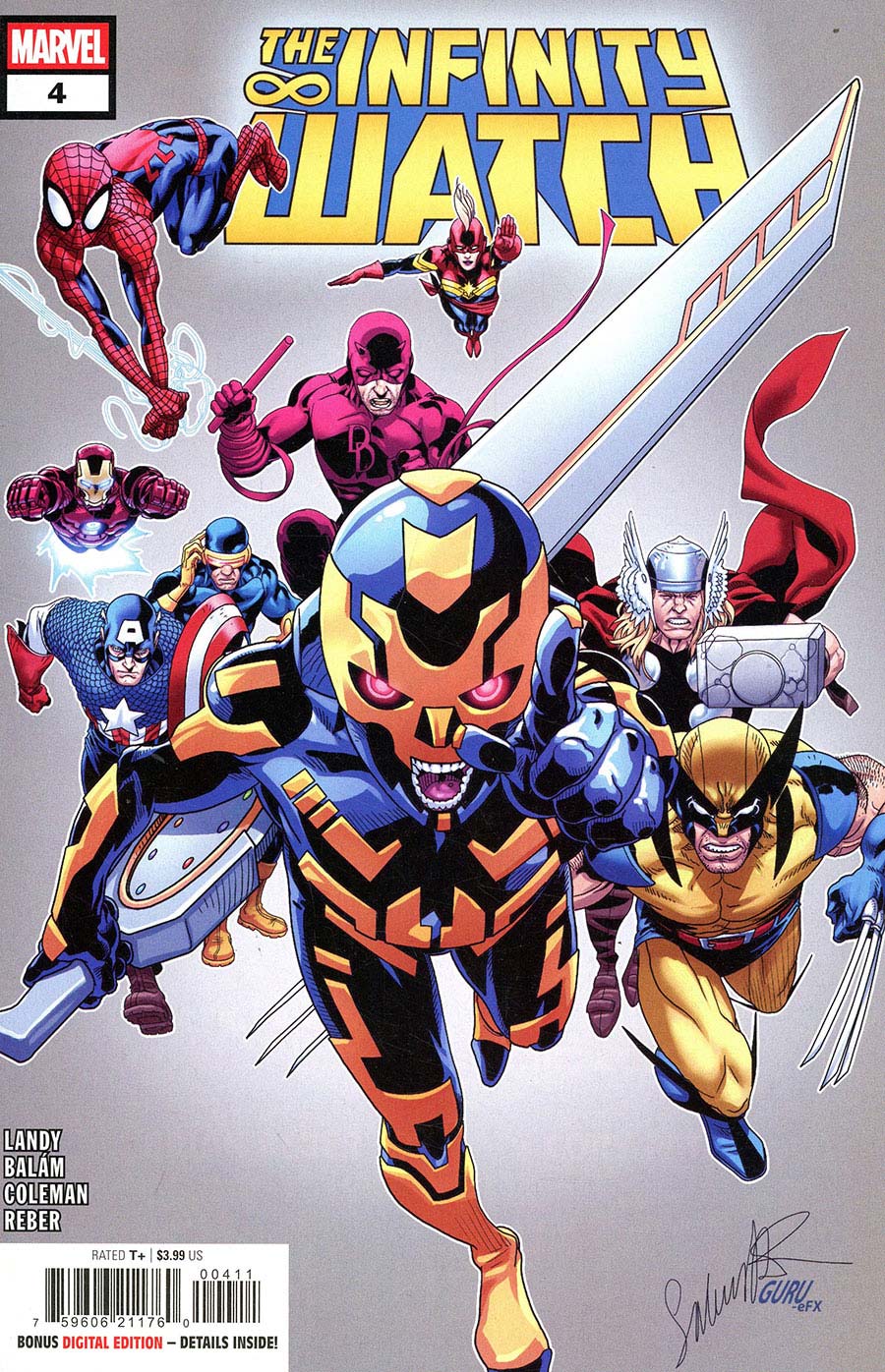 Infinity Watch #4 Cover A Regular Salvador Larroca Cover