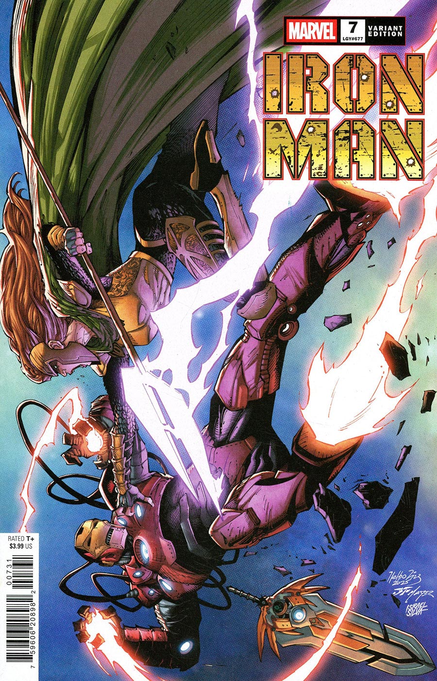 Iron Man Vol 7 #7 Cover C Variant Netho Diaz Cover