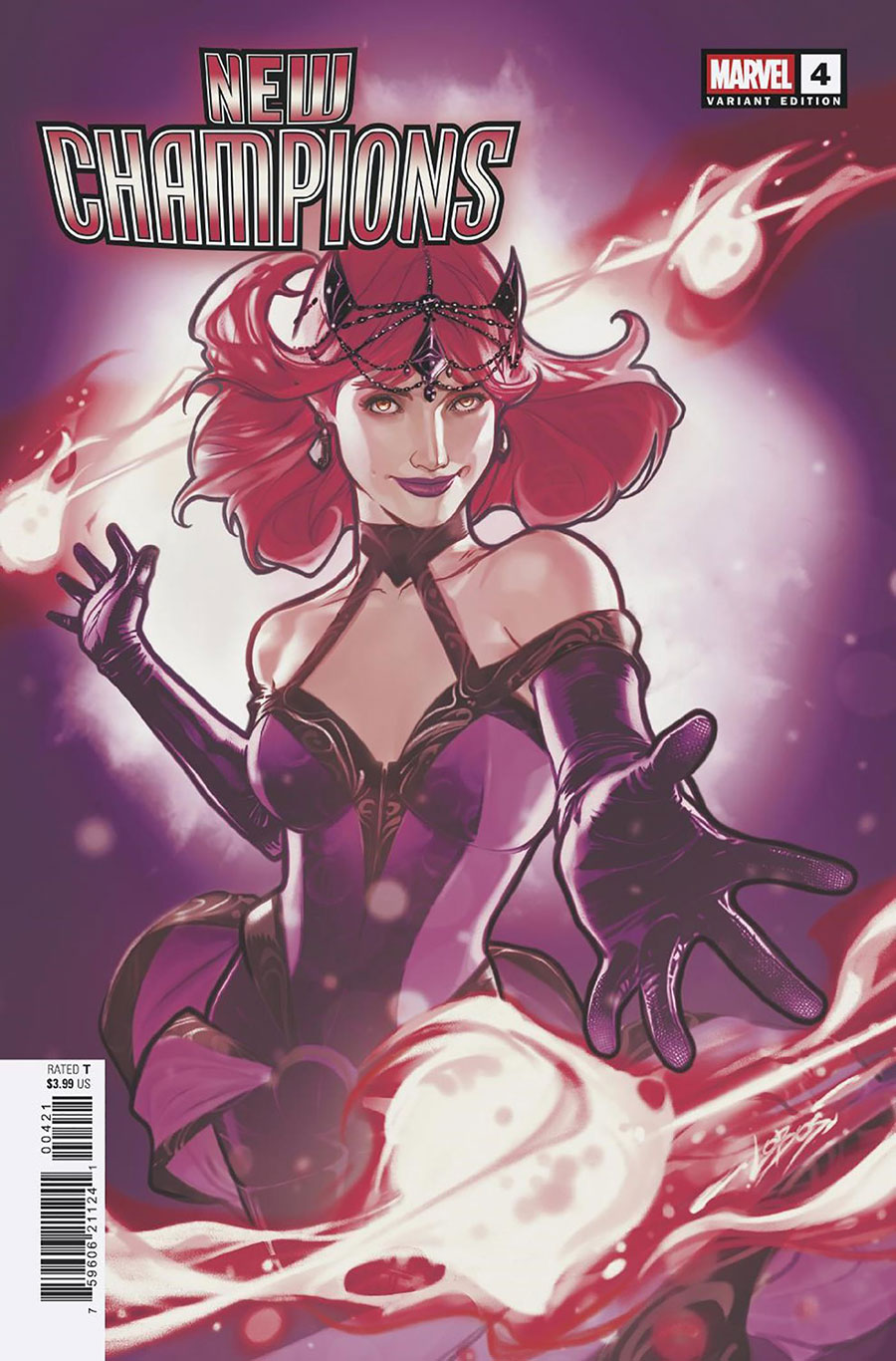 New Champions #4 Cover B Variant Pablo Villalobos Cover
