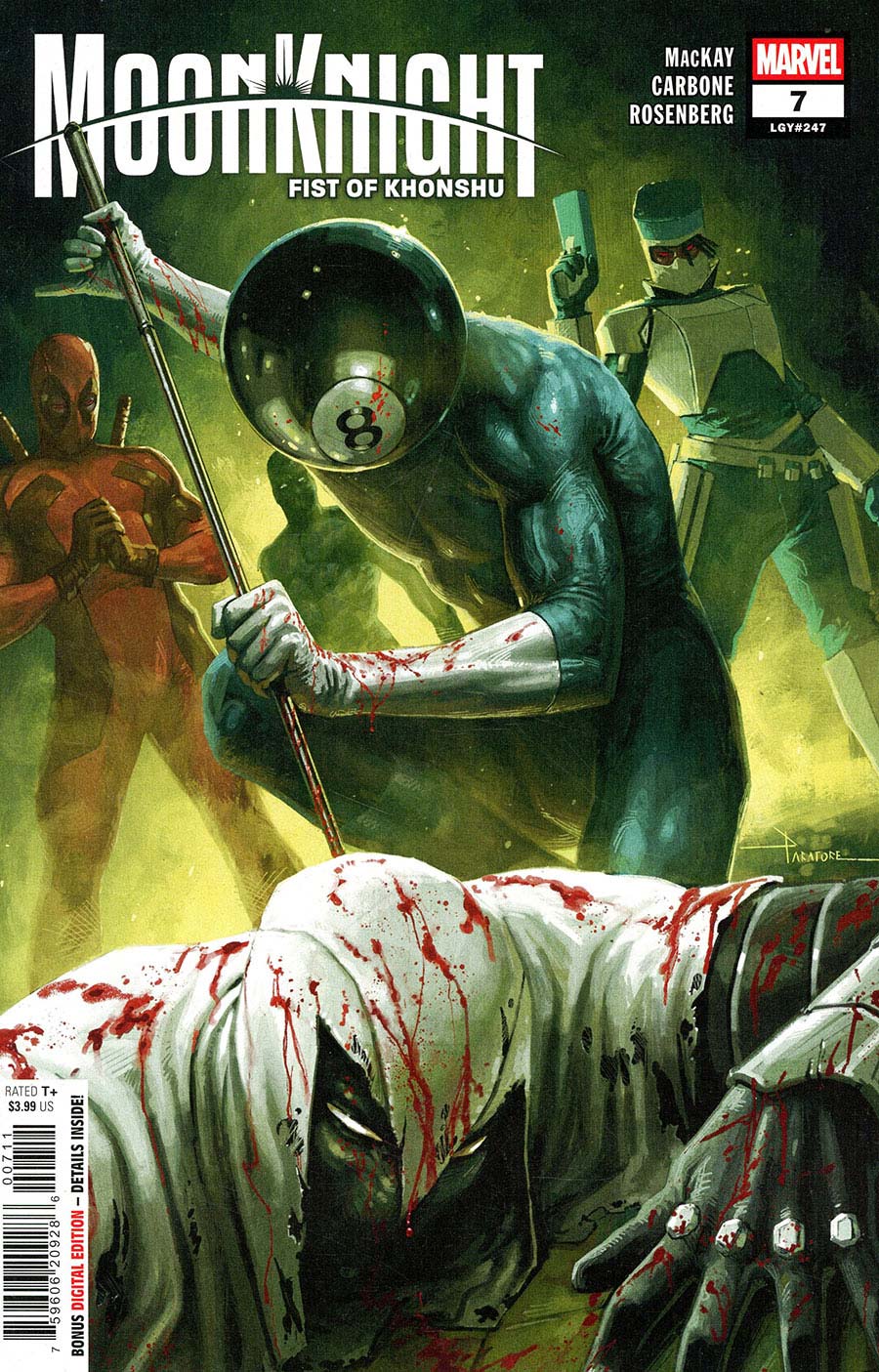 Moon Knight Fist Of Khonshu #7 Cover A Regular Davide Paratore Cover