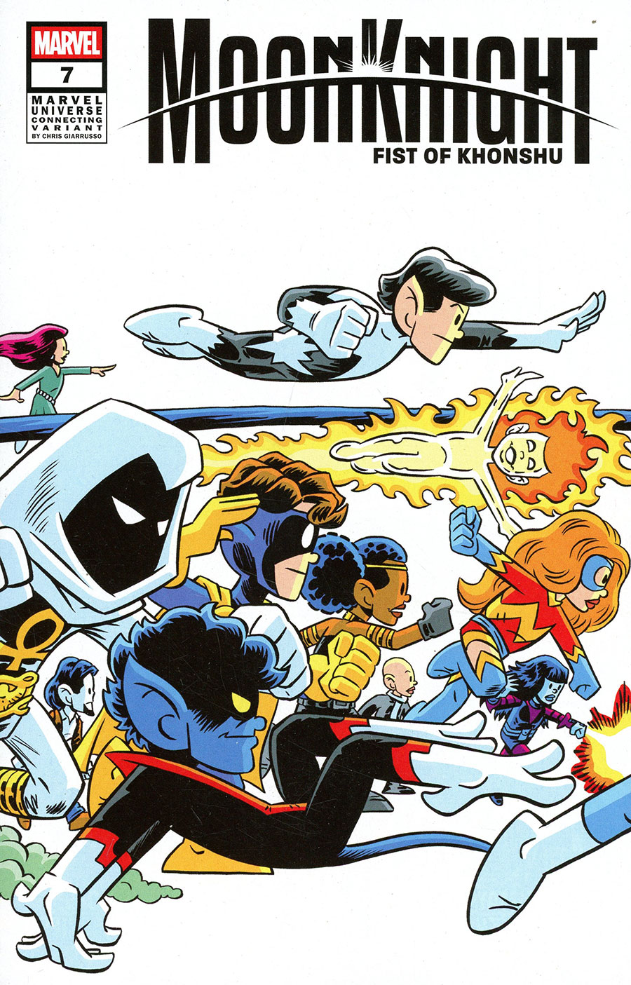 Moon Knight Fist Of Khonshu #7 Cover B Variant Chris Giarrusso Marvel Universe Connecting Wraparound I Cover