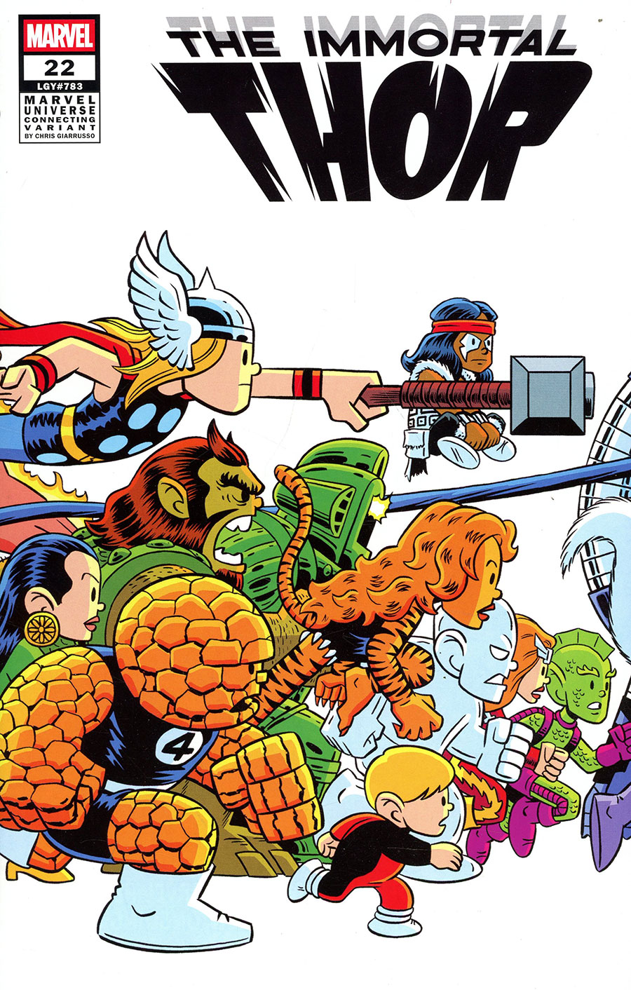 Immortal Thor #22 Cover B Variant Chris Giarrusso Marvel Universe Connecting Wraparound M Cover