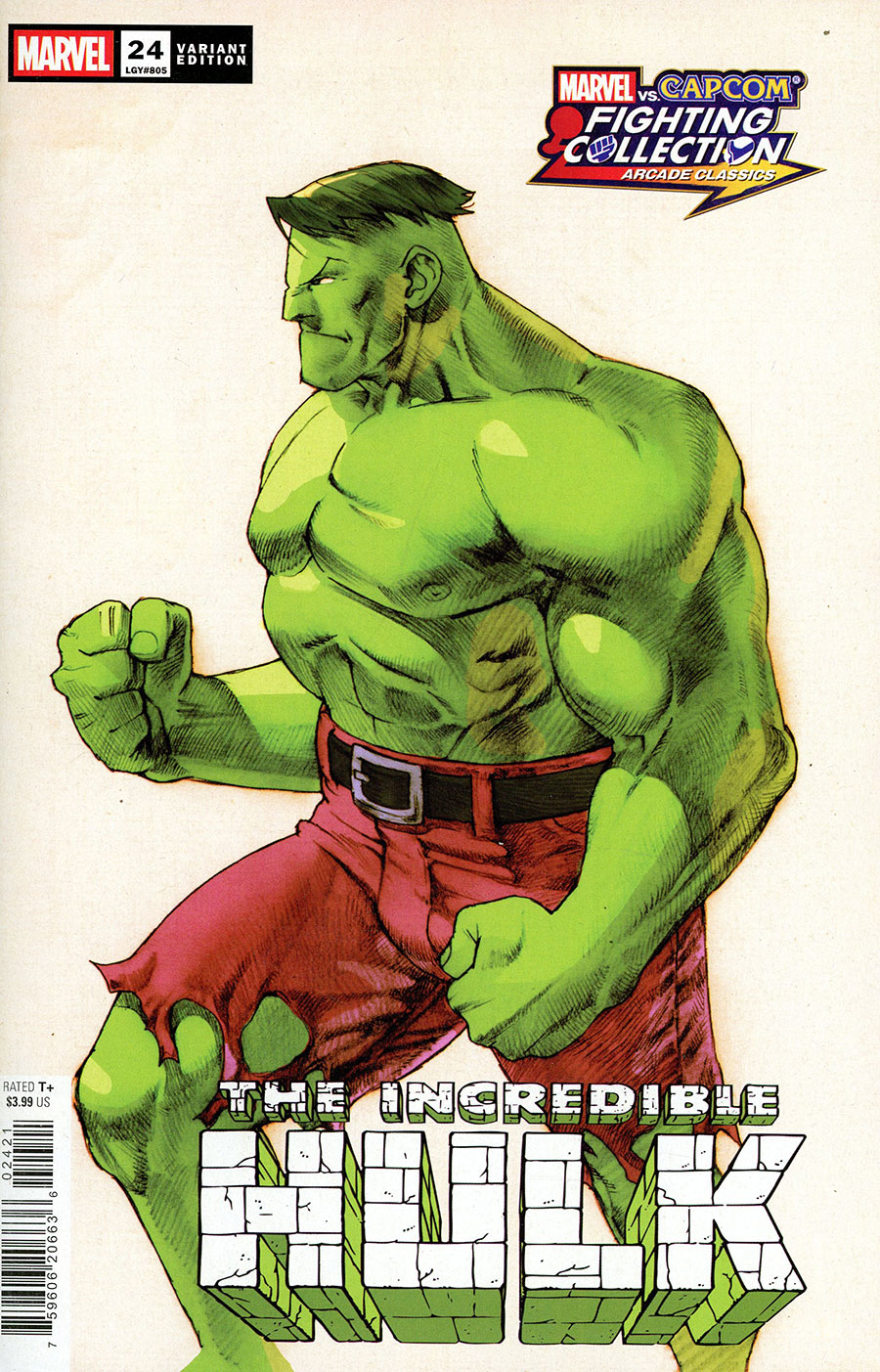 Incredible Hulk Vol 5 #24 Cover C Variant Bengus Marvel vs Capcom Cover