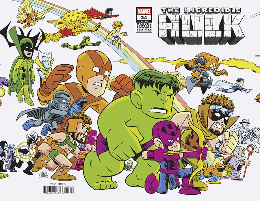 Incredible Hulk Vol 5 #24 Cover B Variant Chris Giarrusso Marvel Universe Connecting Wraparound E Cover
