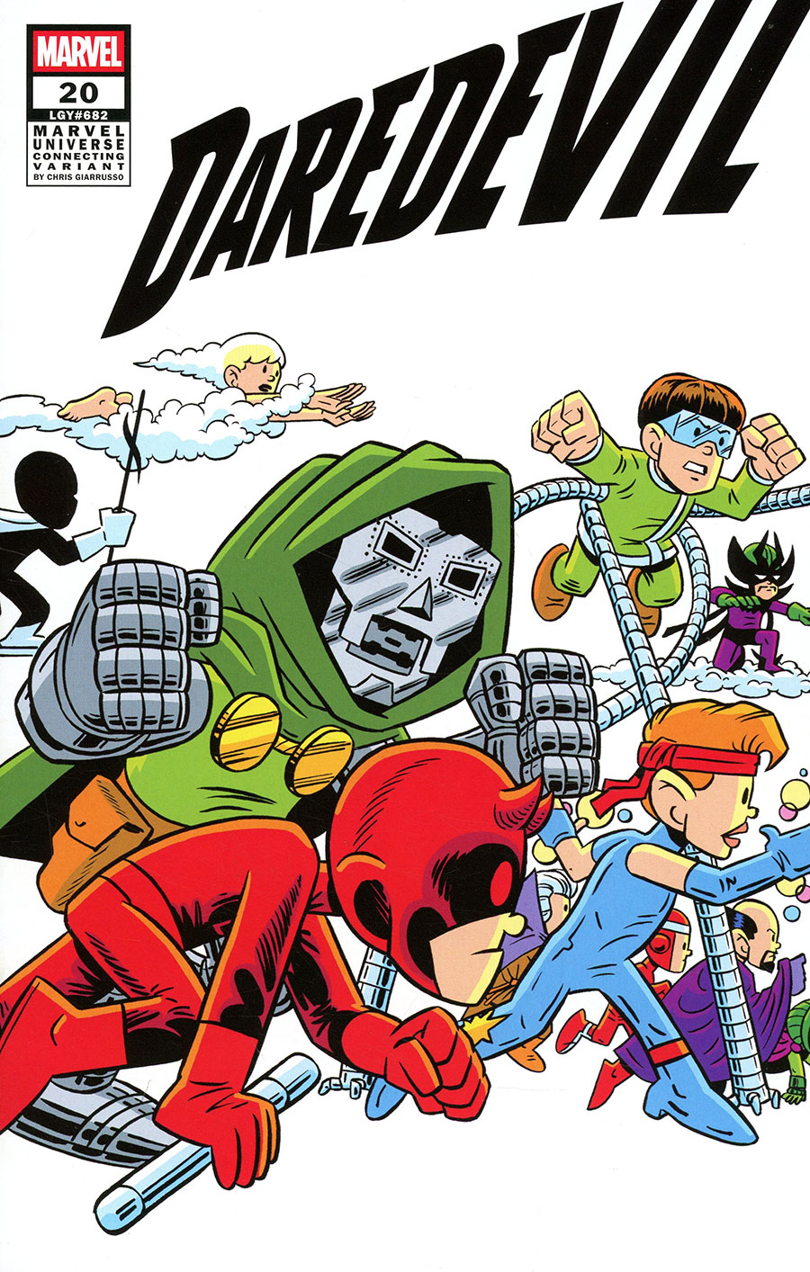 Daredevil Vol 8 #20 Cover B Variant Chris Giarrusso Marvel Universe Connecting Wraparound C Cover