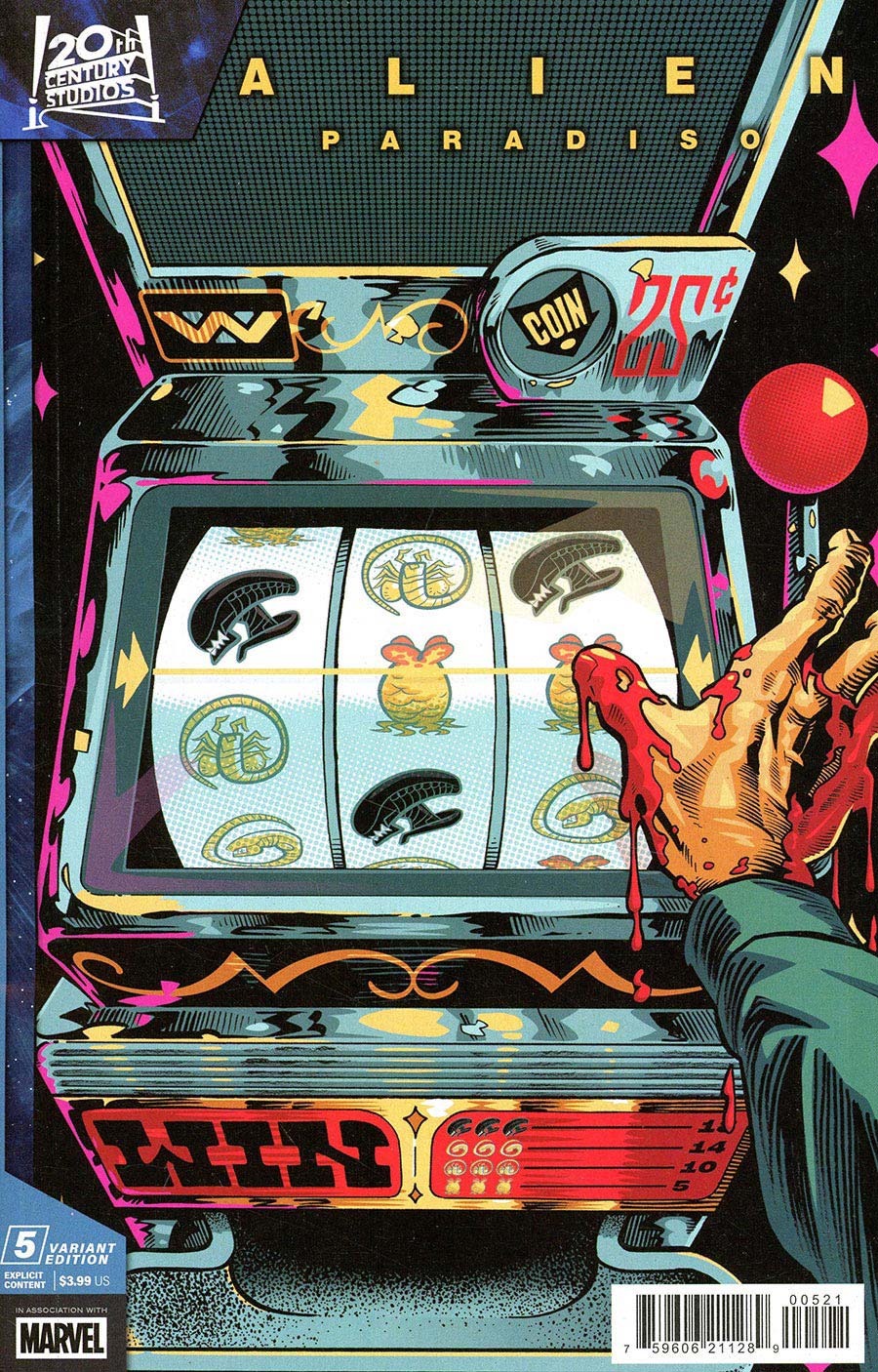 Alien Paradiso #5 Cover B Variant J Gonzo Cover