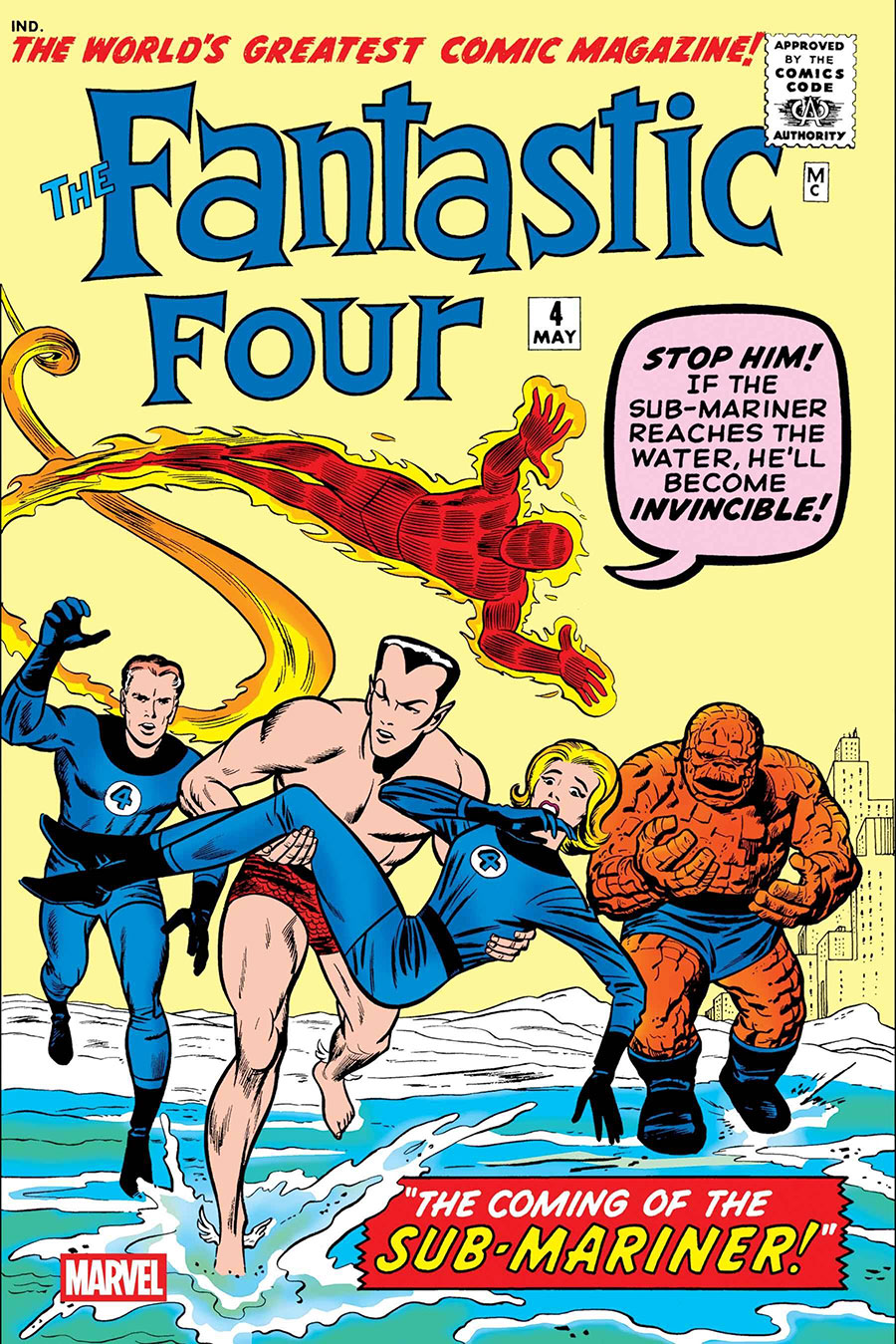 Fantastic Four #4 Cover C Facsimile Edition Variant Jack Kirby Foil Cover
