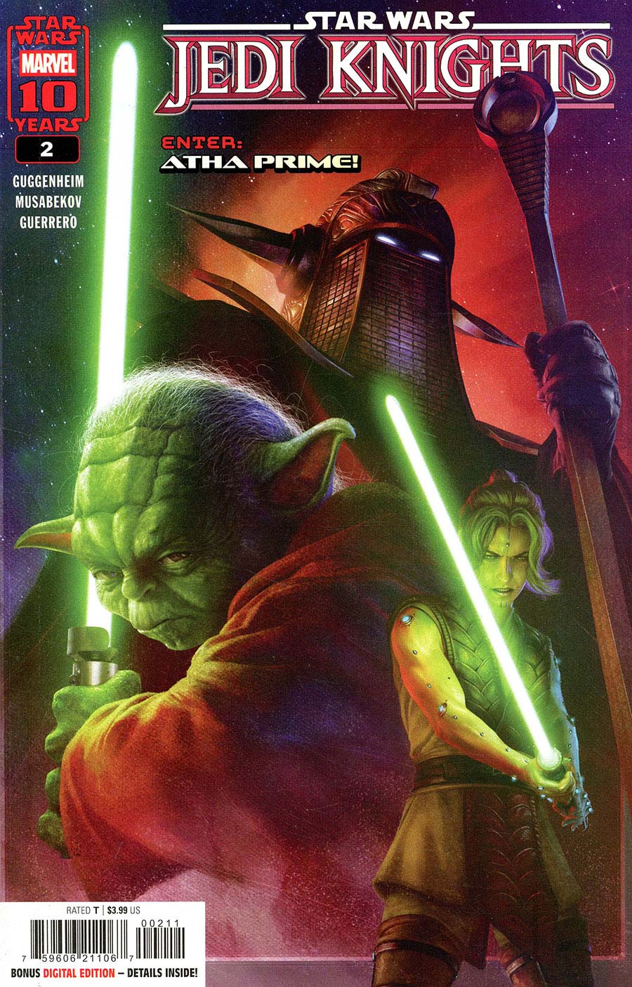 Star Wars Jedi Knights #2 Cover A Regular Rahzzah Cover