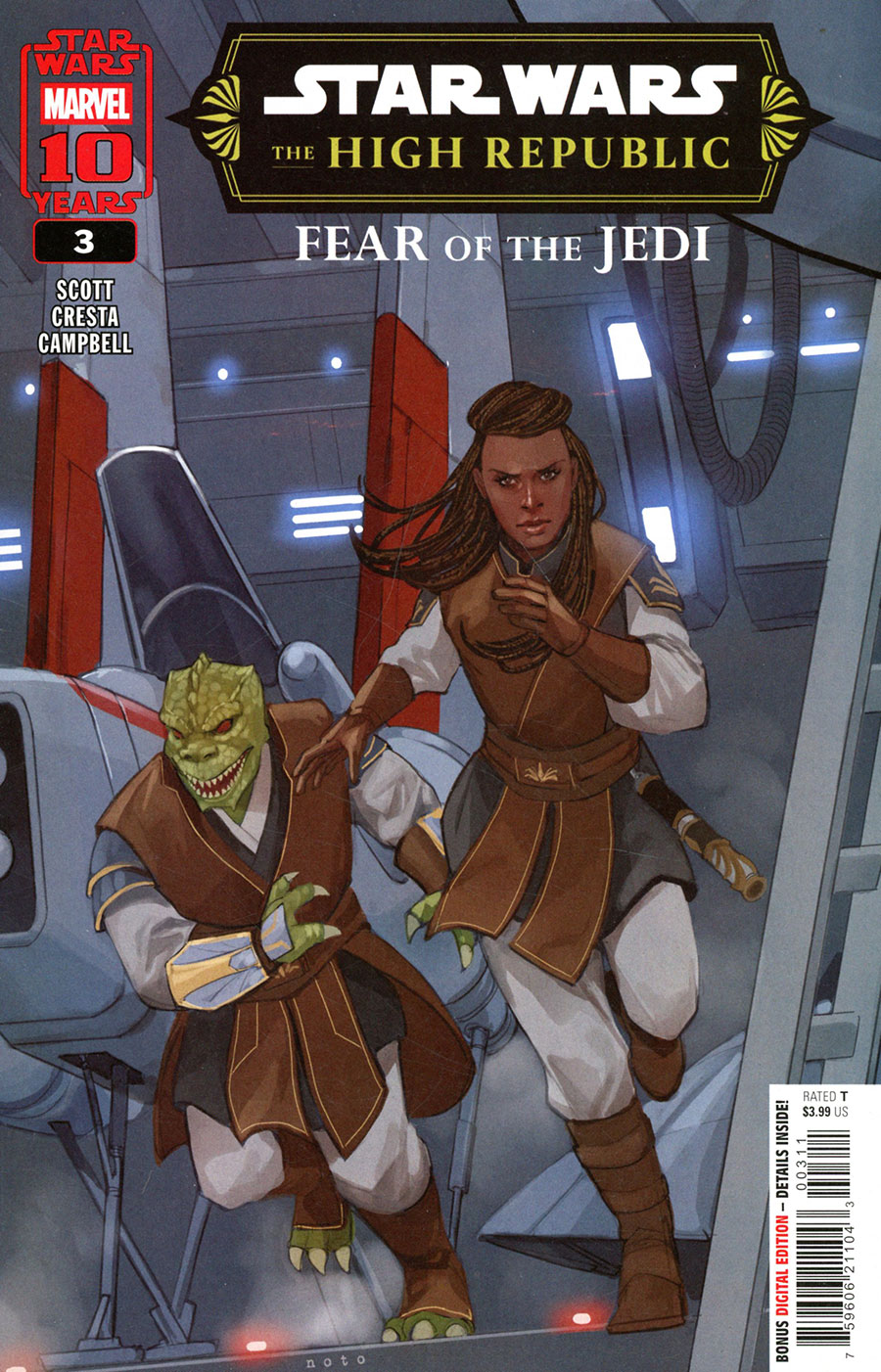 Star Wars The High Republic Fear Of The Jedi #3 Cover A Regular Phil Noto Cover